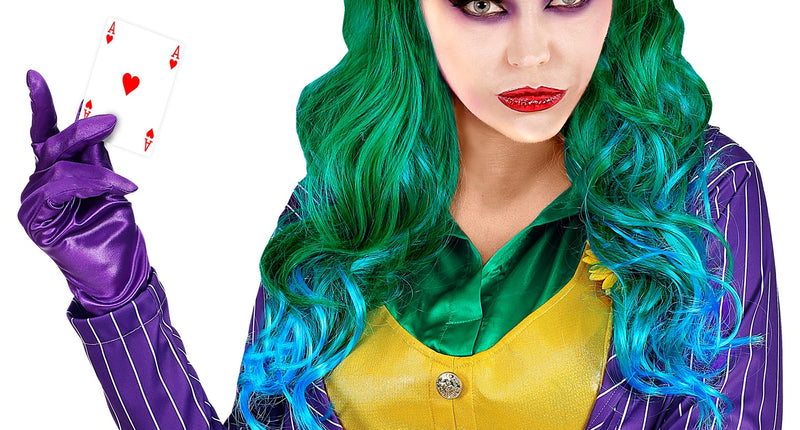 Widmann SRL Pruik Evil joker lang haar