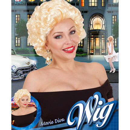 Widmann SRL Pruik filmster Hollywood