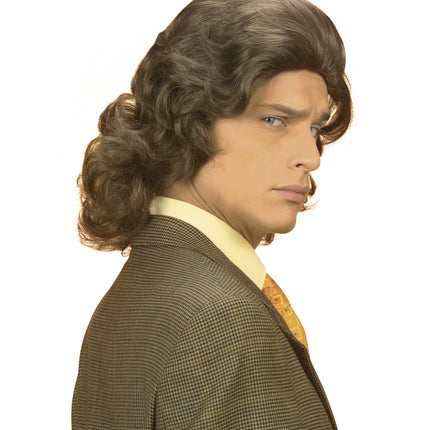 Widmann SRL pruik frankie bruin in doos