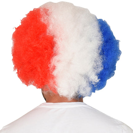 Widmann SRL Pruik Frankrijk blauw wit rood