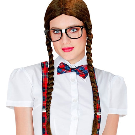 Widmann SRL Pruik Greta met vlechten