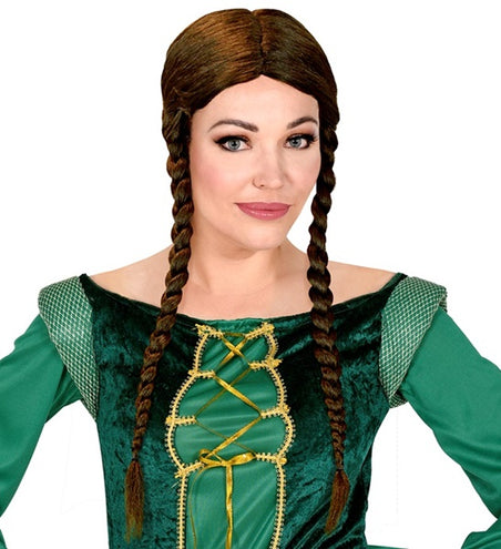 Widmann SRL Pruik Greta met vlechten