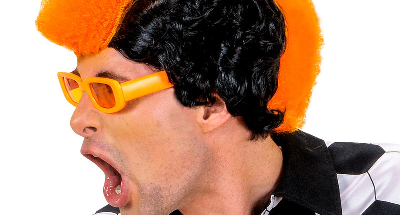 Widmann SRL Pruik hanenkam oranje