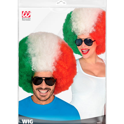 Widmann SRL Pruik Italië rood wit groen