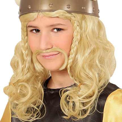 Widmann SRL Pruik kind Romein met snor