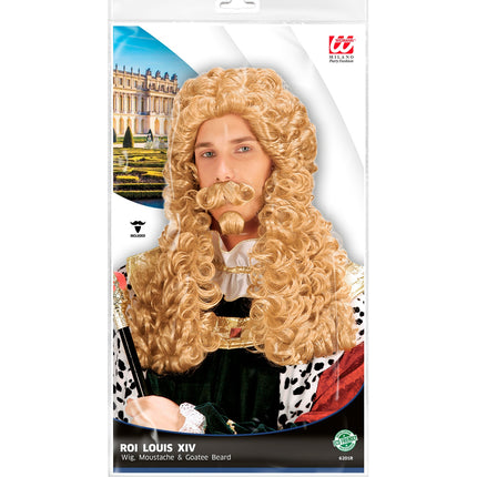 Widmann SRL Pruik koning David met krullen