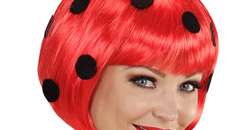 Widmann SRL Pruik lieveheersbeestje met voelsprieten