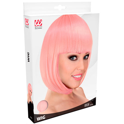 Widmann SRL Pruik Lou Lou soft roze