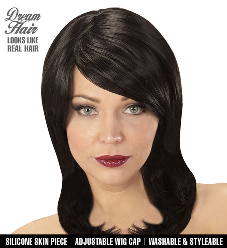 Widmann SRL Pruik Megan zwart