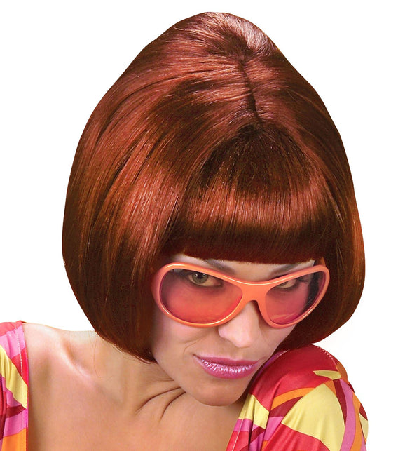 Widmann SRL pruik party girl 70s bruin