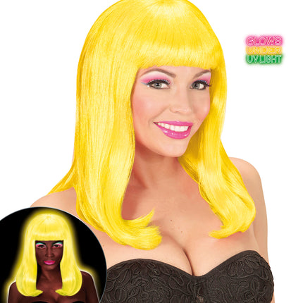 Widmann SRL Pruik, Patsy Neon Geel