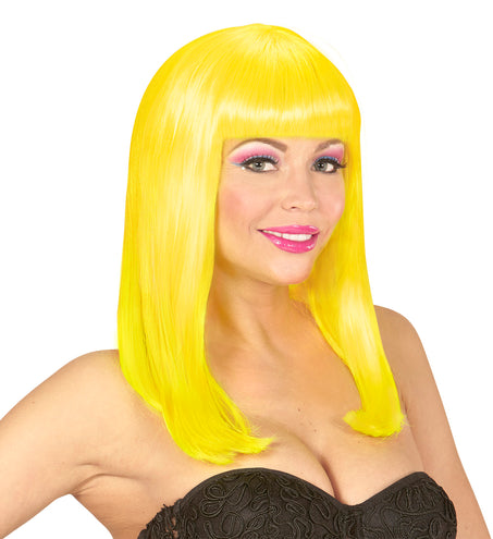 Widmann SRL Pruik, Patsy Neon Geel