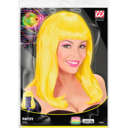 Widmann SRL Pruik, Patsy Neon Geel