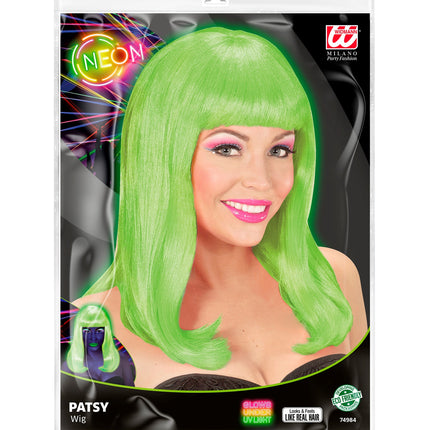 Widmann SRL Pruik, Patsy Neon Groen