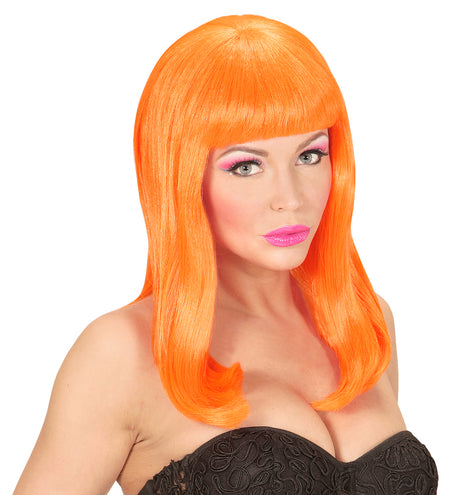 Widmann SRL Pruik, Patsy Neon Oranje