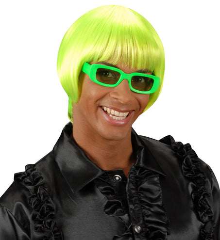Widmann SRL pruik rave neon groen