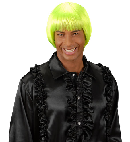 Widmann SRL pruik rave neon groen