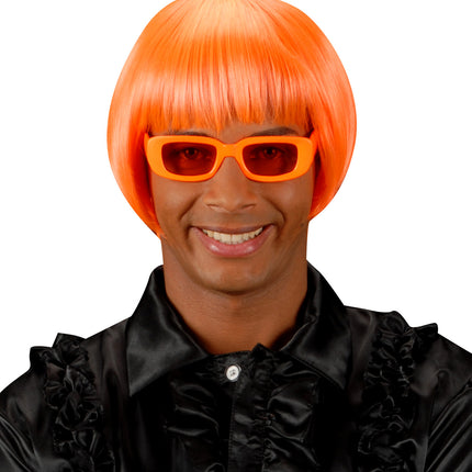 Widmann SRL pruik rave neon oranje
