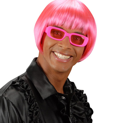 Widmann SRL pruik rave roze