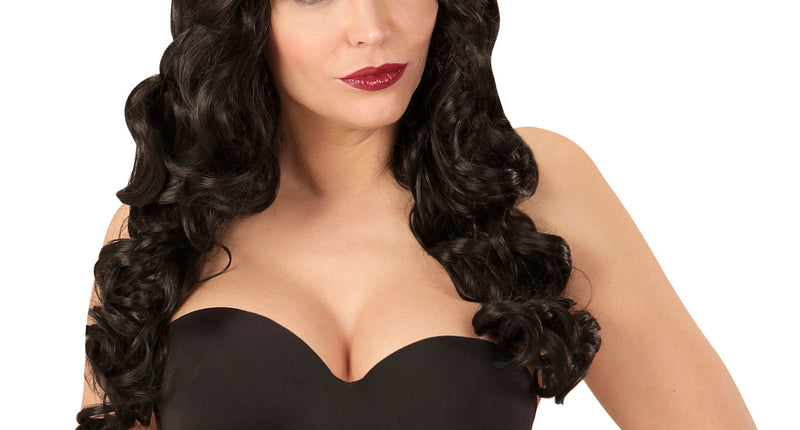 Widmann SRL Pruik Rihanna zwart