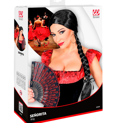 Widmann SRL Pruik Spaanse vrouw Senorita