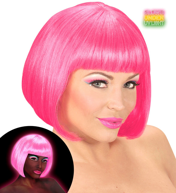 Widmann SRL Pruik, Valentina neon, roze