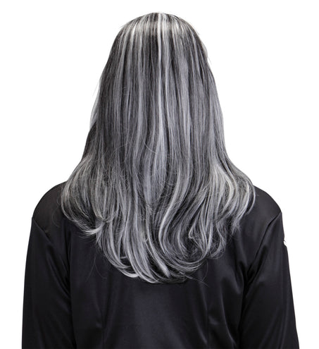 Widmann SRL Pruik vampier grijs lang haar
