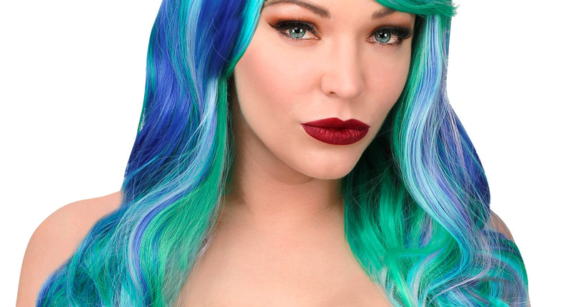 Widmann SRL Pruik zeemeermin Cosplay Leia