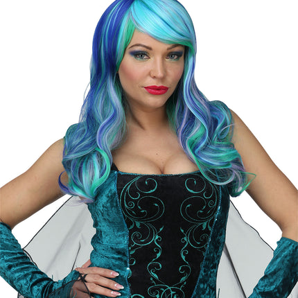 Widmann SRL Pruik zeemeermin Cosplay Leia