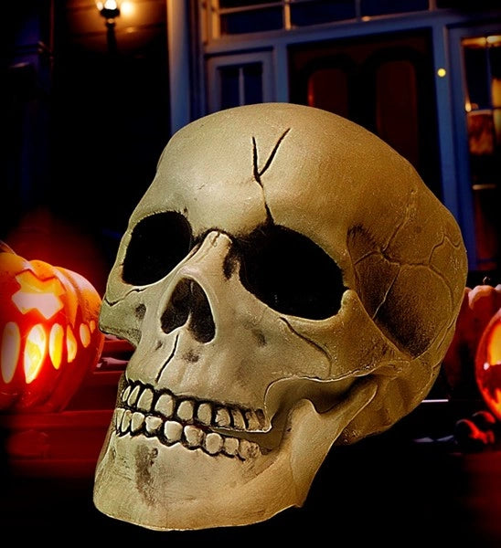 Widmann SRL Pvc schedel met beweegbare kaak 21cm kostuum Julia