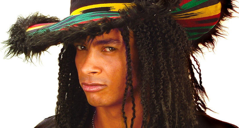 Widmann SRL Rasta hoed met pluche rand