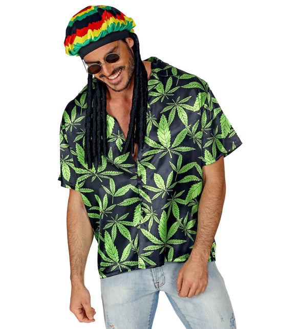 Widmann SRL Rasta muts met dreadlocks