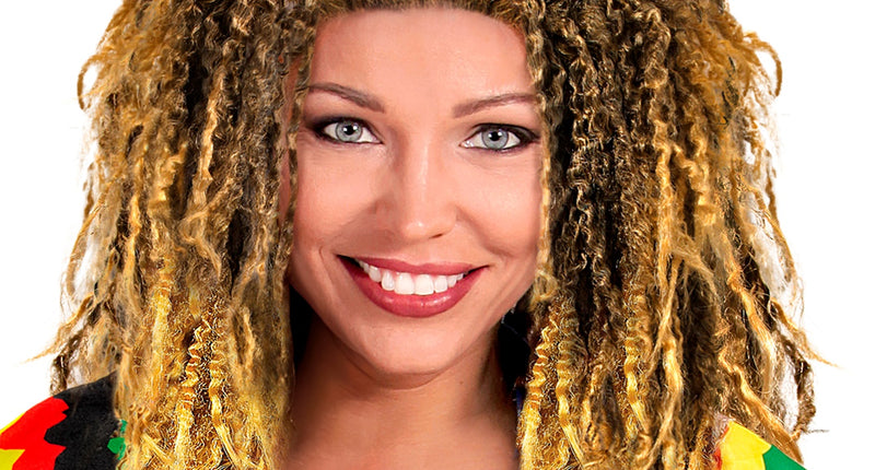 Widmann SRL Rasta pruik bruin blond