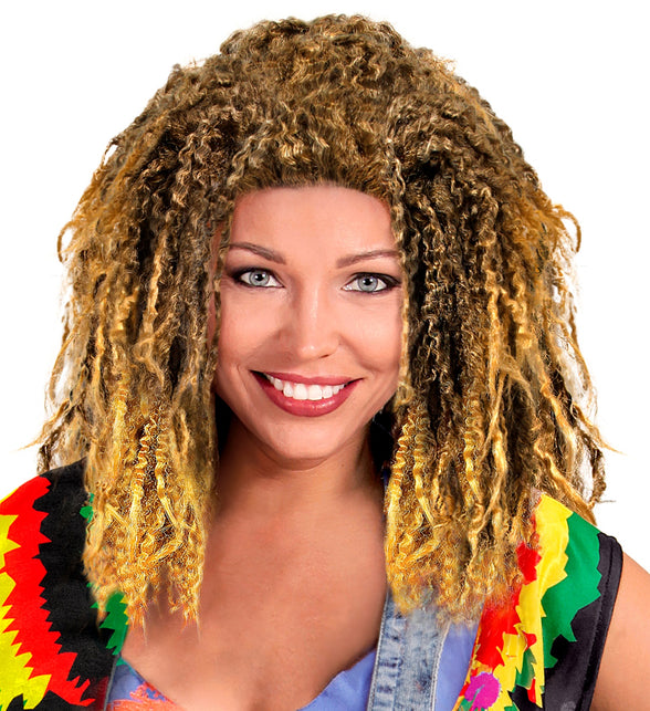 Widmann SRL Rasta pruik bruin blond