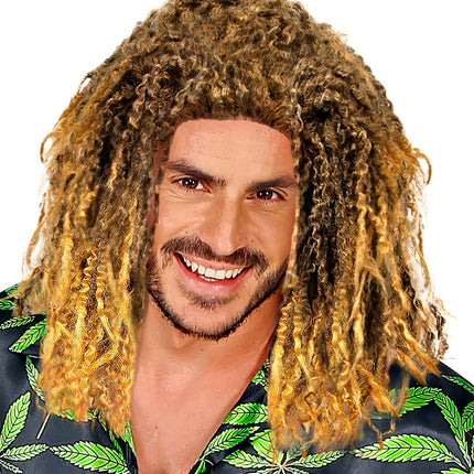 Widmann SRL Rasta pruik bruin blond