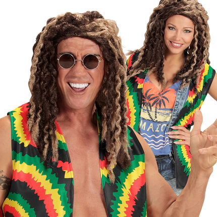 Widmann SRL Rasta pruik dreadlocks Reggae