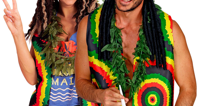 Widmann SRL Rasta vest  voor Jamaica party