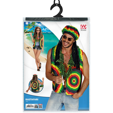 Widmann SRL Rasta vest  voor Jamaica party