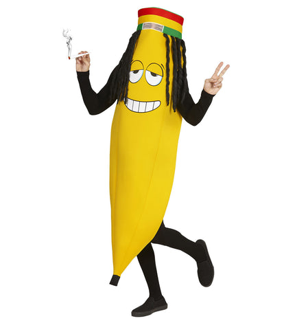 Widmann SRL Rastafari bananen kostuum