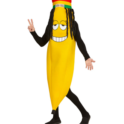 Widmann SRL Rastafari bananen kostuum
