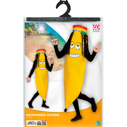 Widmann SRL Rastafari bananen kostuum