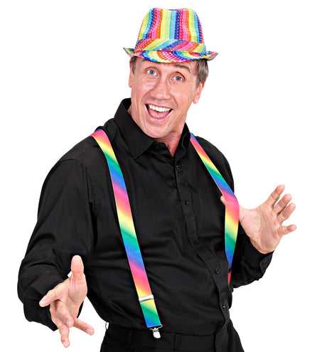 Widmann SRL Regenboog bretels gradient