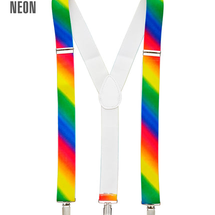 Widmann SRL Regenboog bretels gradient