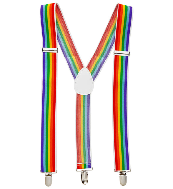 Widmann SRL Regenboog bretels rechte streep