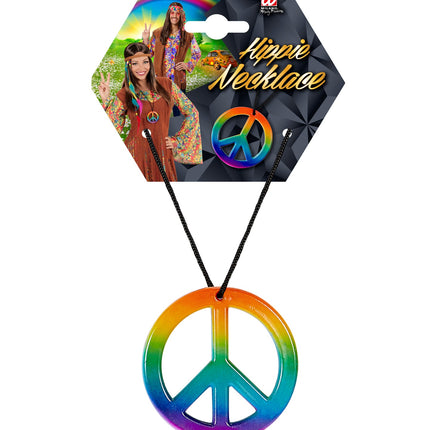Widmann SRL Regenboog hippie halskettingen