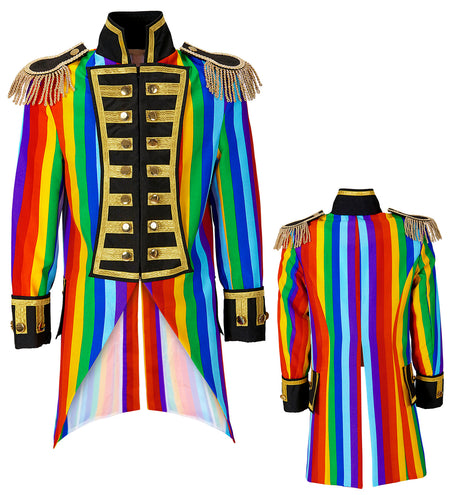 Widmann SRL Regenboog Jaquard parade show slipjas