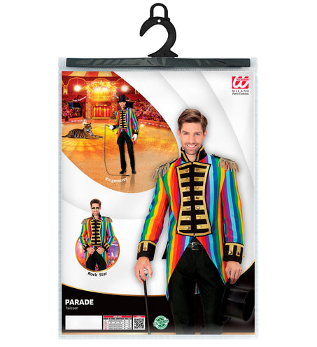 Widmann SRL Regenboog Jaquard parade show slipjas