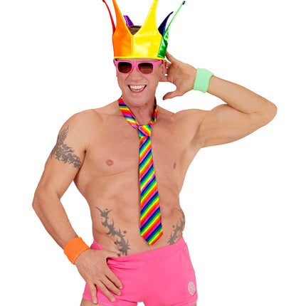 Widmann SRL Regenboog stropdas