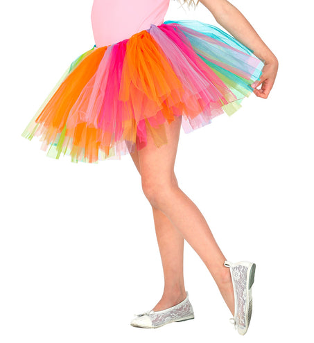 Widmann SRL Regenboog tutu kinderen