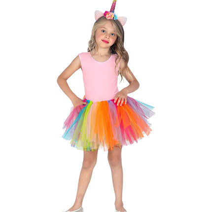 Widmann SRL Regenboog tutu kinderen